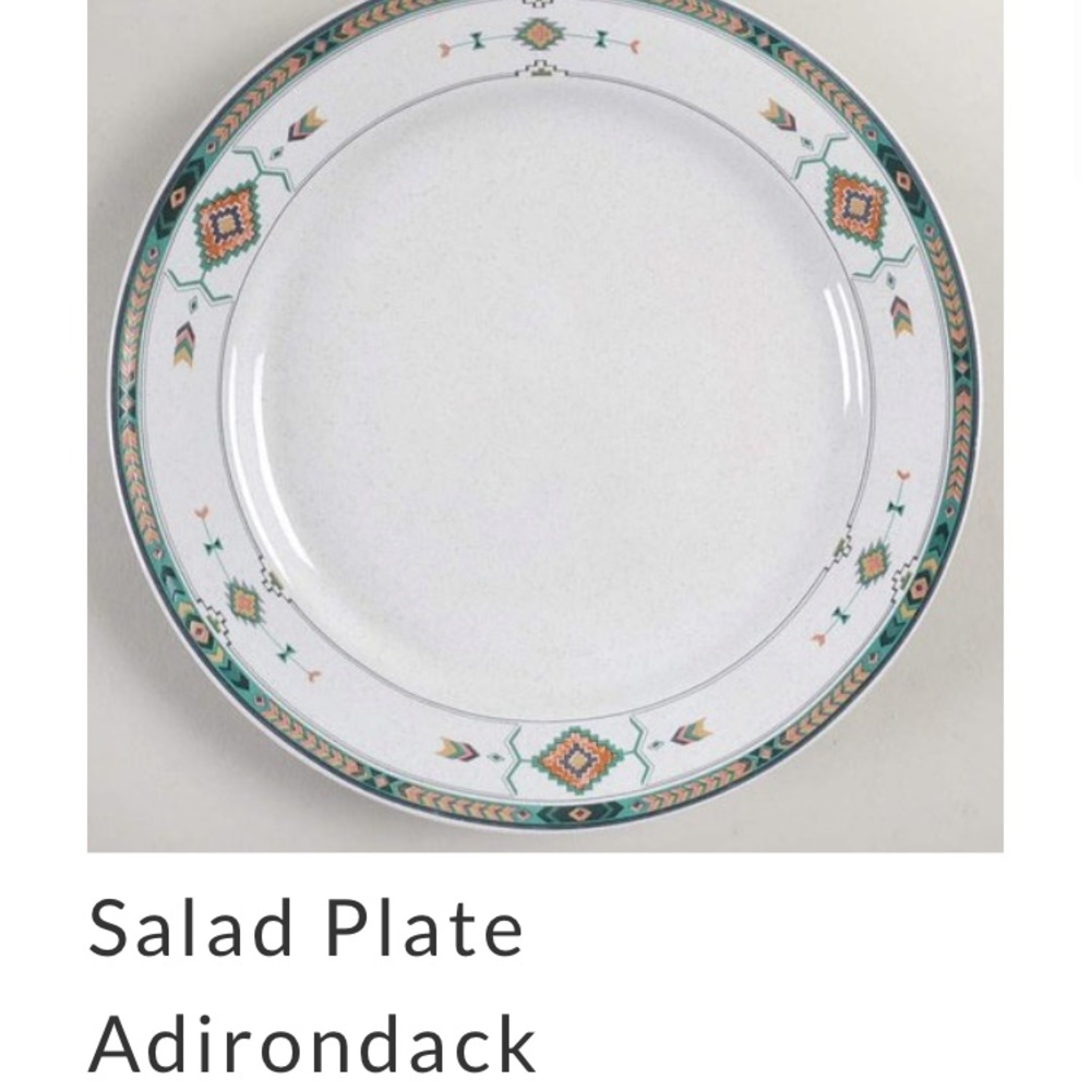 Tribal Print set of Salad Plates